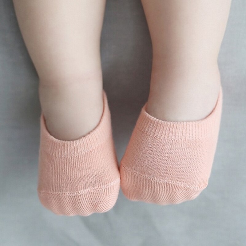 5 calzini invisibili della barca dei bambini di modo di paia/lotto calzini del cotone dei calzini di slittamento del bambino per la ragazza e il ragazzo