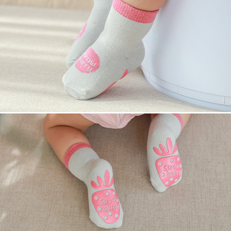 0-5 anni autunno e inverno nuovi calzini per bambini calzini per ragazzi e ragazze calzini antiscivolo per bambini calzini per neonati con motivo a cartoni animati