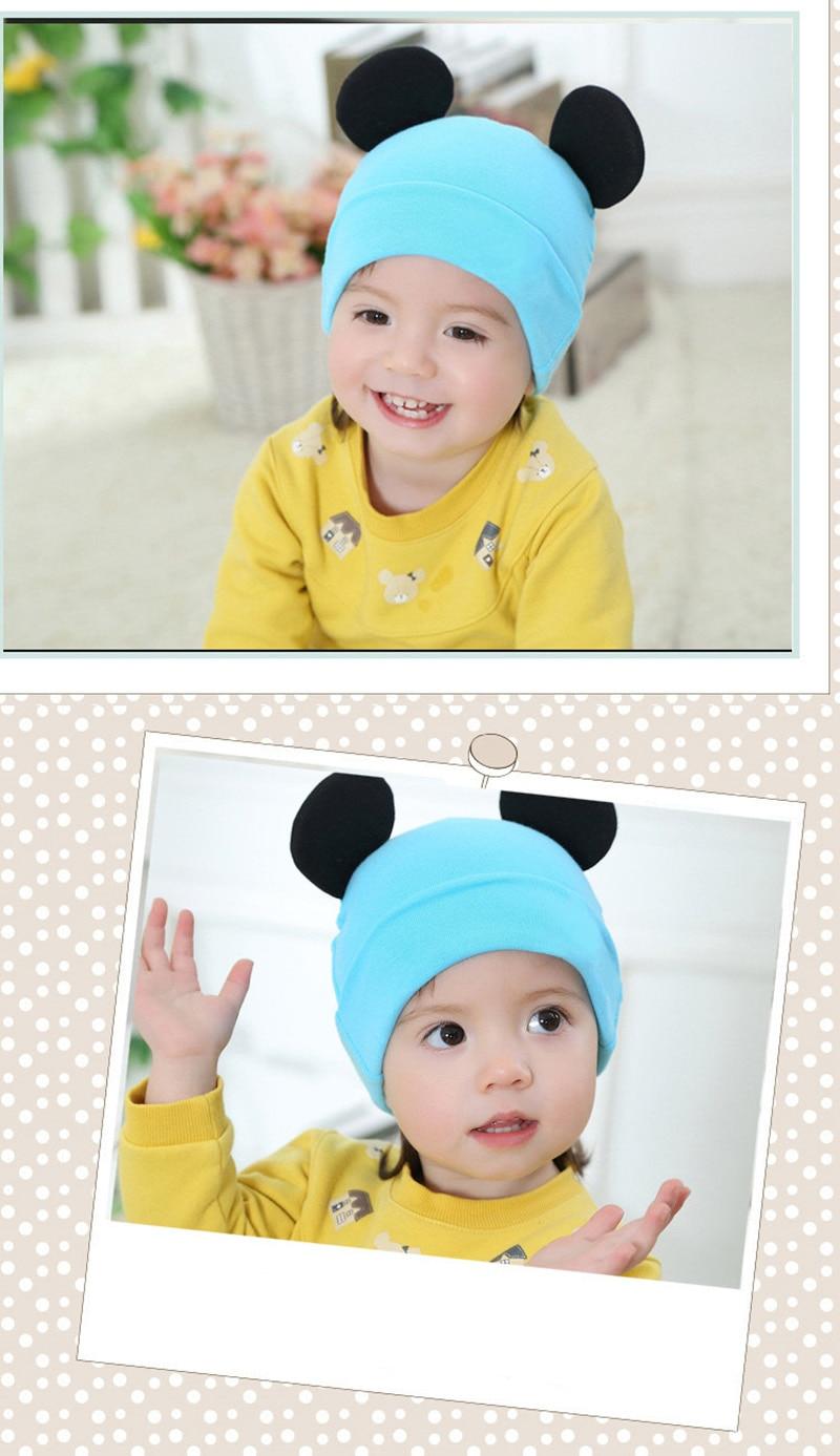 Cappelli per bambini a 2 strati cappellino per bambini neonato con orecchie accessori per neonati in cotone neonata/ragazzo autunno inverno cappello berretto berretto berretto