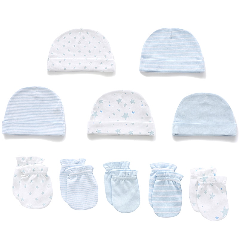 Baby Boy Girl Hat + guanti Set inverno caldo berretti di cotone roba bambino Infantil accessori neonato fotografia puntelli Fetchmous