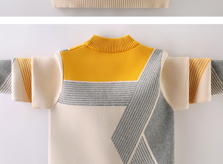Prodotti in cotone invernale abbigliamento maglione da ragazzo Pullover o-collo maglione lavorato a maglia abbigliamento per bambini maglione per bambini tenere al caldo