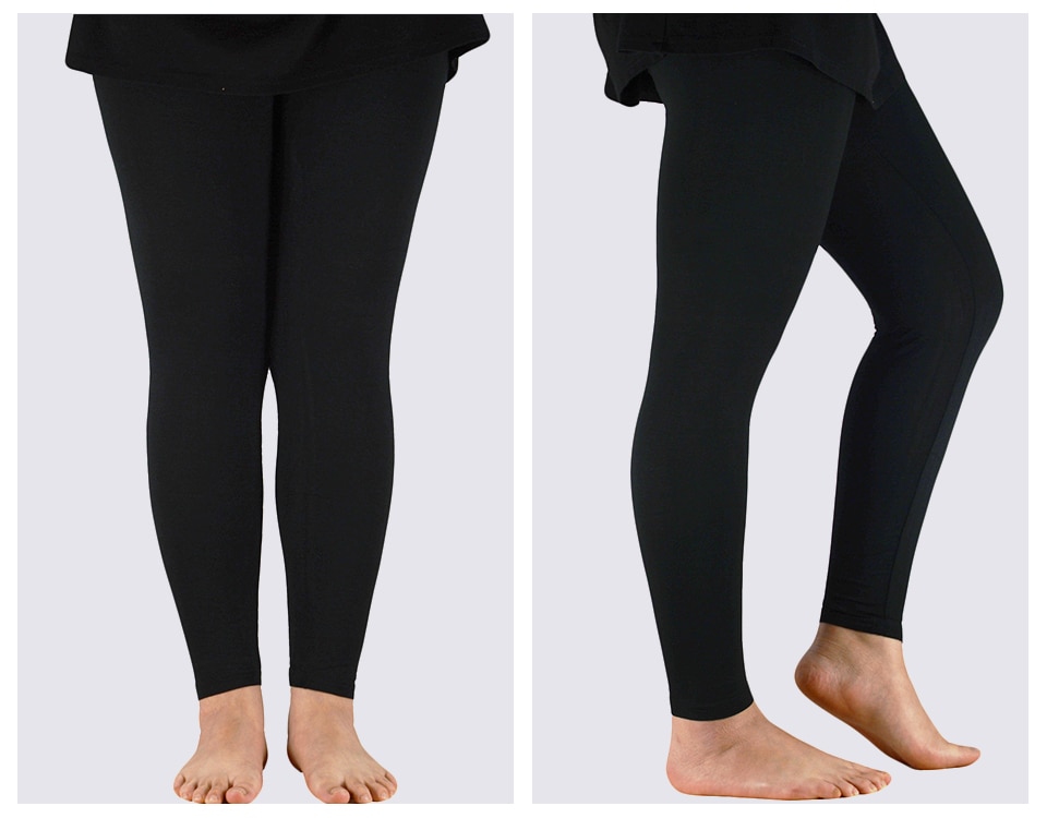 7XL Legging casual Ghette Delle Donne di Allenamento In Fibra di Bambù di Alta Elastica Pantaloni di Fitness Sottile Legging