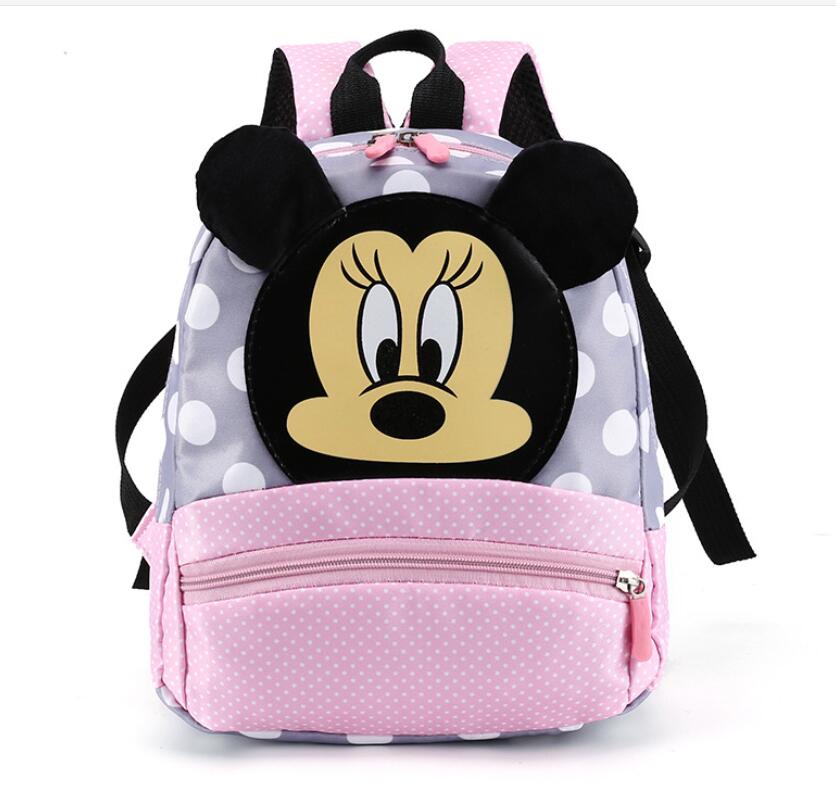 Disney New Mickey Minnie zaino per bambini ragazzi ragazze zaino per scuola materna cartone animato zaino per bambini per 1 2 3 4 5 6 anni