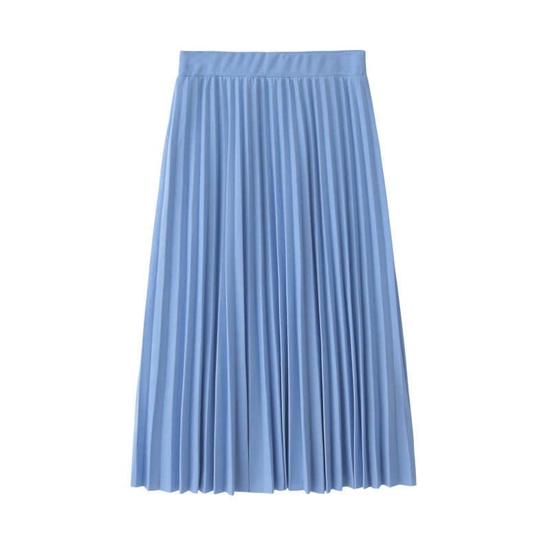 Women's High Waist Pleated Skirt
