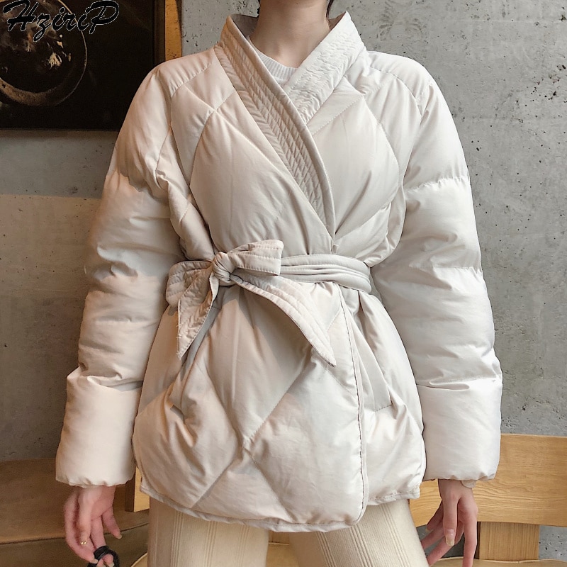 Women's Kimono Style Puffer Coat
